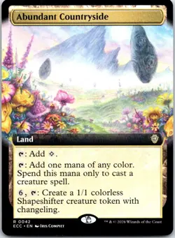 Abundant Countryside - Lorwyn Eclipsed Commander (42) NM [ECC] - Image 1