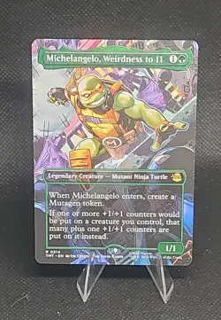 Michelangelo, Weirdness to 11 (Borderless) Teenage Mutant Ninja Turtles Regular - Image 1