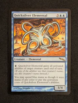 Quicksilver Elemental [Mirrodin] - Magic the Gathering MTG - NM - Image 1