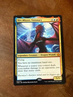 MTG Magic the Gathering Niv-Mizzet, Visionary (123/789) Foundations LP - Image 1