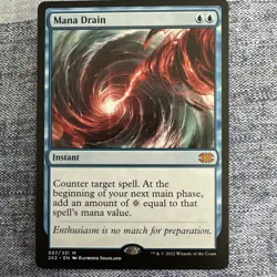 MTG Mana Drain Double Masters 2022 057/331 Regular Mythic - Image 1