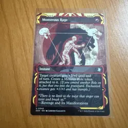 Monstrous Rage Mystical Archive - Secrets Of Strixhaven Magic The Gathering MTG - Image 1