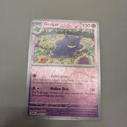 Gengar 094/165 - 151 English - Pokemon TCG - Reverse Holo - Image 1