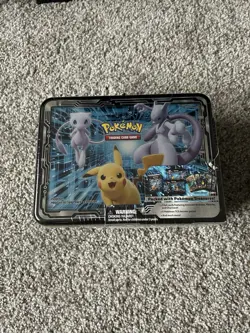 Pokemon MEWTWO MEW Collectors Chest Tin Lunchbox FALL 2019 - Image 1