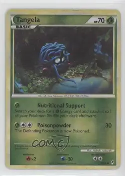 Tangela Reverse Foil Pokemon HeartGold & SoulSilver Call of Legends #72 - Image 1