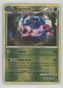 Tangrowth Reverse Foil Pokemon HeartGold & SoulSilver Call of Legends #34 - Image 1