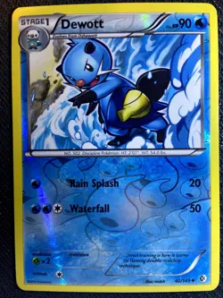 Dewott 40/149 Boundaries Crossed Pokemon English Reverse Holo 2012 - Image 1