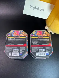 Mega Charizard X and Y Tins Sealed 2026 Set of 2 Pokemon TCG Phantasmal Flames - Image 5