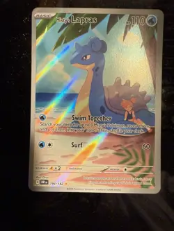 Pokemon Misty's Lapras 194/182 Destined Rivals Illustration Rare NM - Image 1