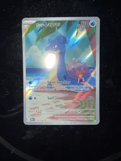 Pokemon Misty's Lapras 194/182 Destined Rivals Illustration Rare NM - Image 3