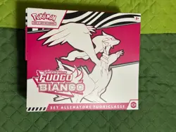 Pokemon Set Allenatore Fuoriclasse Fuoco Bianco Vuoto Empty Ita Etb - Image 1