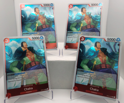 Chaka Playset - OP04-008 x4 - Kingdoms of Intrigue - One Piece TCG - English - Image 1