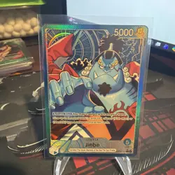 Jinbe (Alt Art) OP14-040 Leader One Piece The Azure Sea’s Seven Near Mint - Image 1