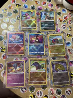 Pokemon TCG Radiant Bundle! 020/159 Holo Radiant & Eternatus 105/159 8 Card Lot! - Image 1