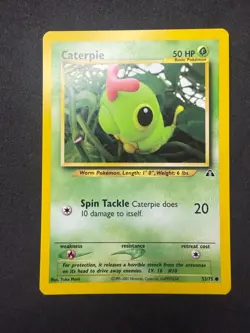 Caterpie 53/75 | Neo Discovery | Pokemon Card | NM - Image 1
