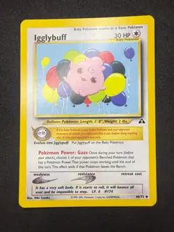 Igglybuff 40/75 | Neo Discovery | Pokemon Card | NM/M - Image 1