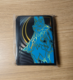 Pokemon TCG Card Sleeves ETB - Mega Evolution Lucario - New - Image 1