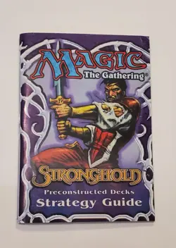 MTG Stronghold Rulebook Strategy Guide - 1998 Magic The Gathering - Image 1