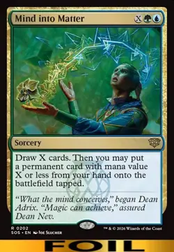 Mind into Matter ** FOIL ** #202 - Secrets of Strixhaven - NM MTG - Image 1