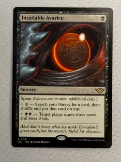 Insatiable Avarice Outlaws of Thunder Junction Regular - Image 1