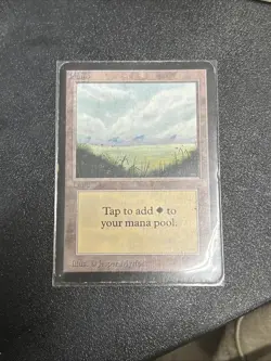 1 MTG BetaU Edition Plains - 1993 Vintage Magic the Gathering - Image 1