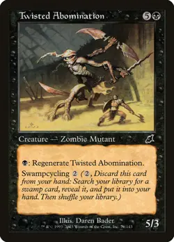 Twisted Abomination (076) Scourge SCG MTG Magic - Image 1