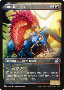 Lore Drakkis (301) Showcase Ikoria: Lair of Behemoths IKO MTG Magic - Image 1