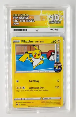 Pikachu On The Ball 001/005 ACE 10 Pokemon TCG - Image 1