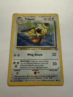 Pokemon Pidgeot 8/64 Jungle Holo WOTC Vintage 1999 HP/DMG Read Description - Image 2