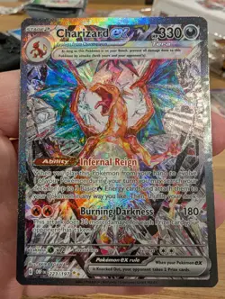 Pokemon TCG Charizard ex Sv03: Obsidian Flames 223/197 Special Illustration Rare - Image 1