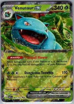 Venusaur ex 003/165 SV: Scarlet & Violet 151 - Pokemon Card - NM - Image 1