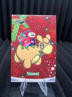 Numel - Cracked Ice Holo - Christmas Card Database - Pokemon NM - Image 1