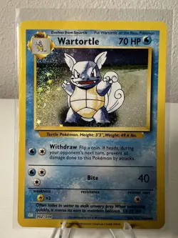 Pokemon Card - Classic Collection [CLB] 002/034 - WARTORTLE (holo-foil) -NM/Mint - Image 1