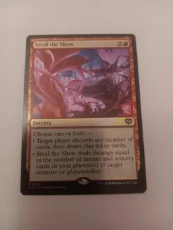 Steal the Show 130 Rare Secrets of Strixhaven Magic: The Gathering Foil NM - Image 1