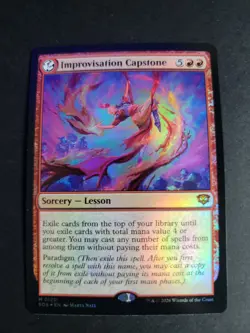 Improvisation Capstone (Foil) Mythic MTG Secrets of Strixhaven - Image 1