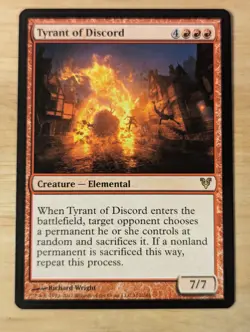 Magic the Gathering MTG Tyrant of Discord Avacyn Restored 162/244 Regular Rare - Image 1