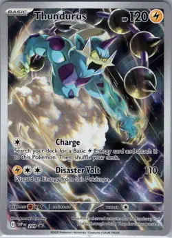 Thundurus SVP 209 SV: Scarlet & Violet Promo Cards - Pokemon Card - NM - Image 1