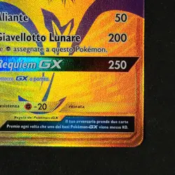 Carta Pokemon Lunala GX SM103a - Promo Gold Sole e Luna ITA Italiano NM - Image 4