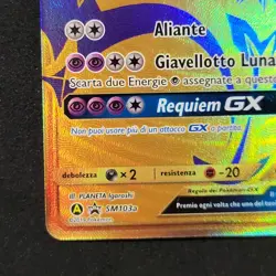 Carta Pokemon Lunala GX SM103a - Promo Gold Sole e Luna ITA Italiano NM - Image 5