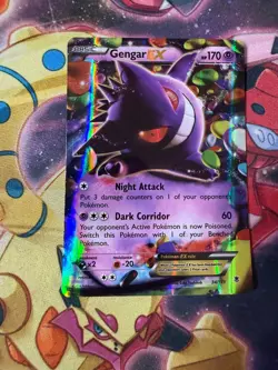 Gengar EX 34/119 XY Phantom Forces Ultra Rare Pokemon TCG - Image 1