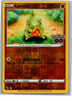 Larvitar Common Pokemon GO 037/078 Reverse - Image 1
