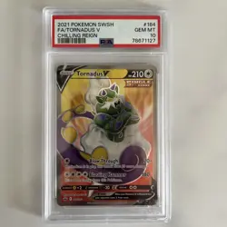 Tornados V - Pokemon - Chilling Reign 184/198 - HOLO Ultra Rare - PSA 10 MINT - Image 1