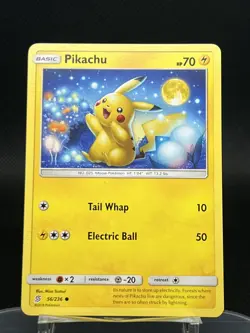 Pikachu (56) SM - Unified Minds #56/236 Common NM - Image 1
