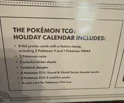 2022 Pokemon TCG Box: Holiday Advent Calendar - Factory Sealed - Image 4