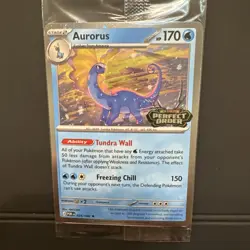 Aurorus 024/088 Cosmo Holo - Pokemon TCG: Perfect Order Stamped Promo Sealed - Image 4