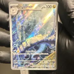 Pokemon Dragonair 181/165 Scarlet & Violet 151 Illustration Rare Full Art Holo - Image 1