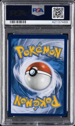 2018 POKEMON SUN & MOON ULTRA PRISM #25 SALANDIT-REVERSE FOIL PSA 8 - Image 2