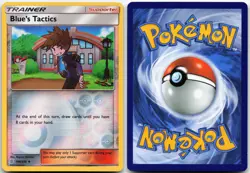 BLUE'S TACTICS 188/236 UNCOMMON UNIFIED MINDS POKEMON REVERSE HOLO LP - Image 3