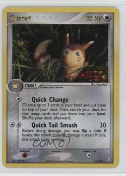 Furret Reverse Foil Pokemon EX Team Rocket Returns #22 2004 - Image 1