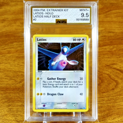 Pokemon EX Trainer Kit Half Deck Latias & Latios 2/10 AGS Mint+ 9.5 Holo 2004 - Image 1